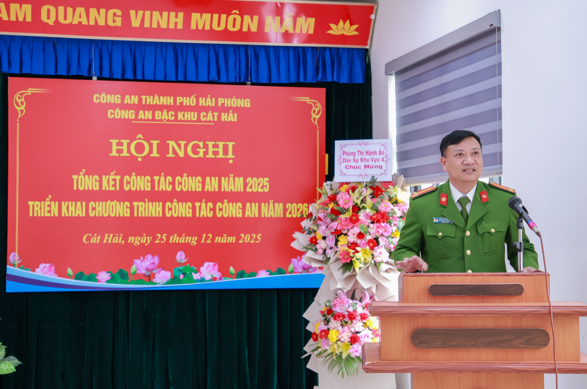 Công an đặc khu Cát Hải: Thực hiện mục tiêu “Trong mọi tình huống luôn đảm bảo giữ vững an ninh chính trị, ổn định trật tự an toàn xã hội”
